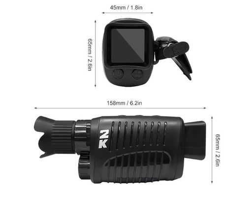 Digital Infrared Day And Night Time Binoculars Monocular 5X Digital Zoom Full Colored Night Vision