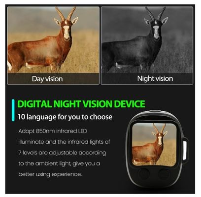 5x Zoom Digital Night Vision Camera Monocular OEM ODM Real Thermal Goggles